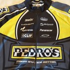 Squadra Cycling Jersey Men Sz L 1 2 Zip Short Sleeve Rear Pockets Pedro   s