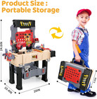 Kids Tool Bench - Power Tools Workshop-kids Workbench  65 Pcs Realistic Toy Tool