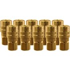 10 Pack 1 4-inch Female Quick Coupler M Style  Air Hose Connector  Durable Fitti