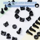 50 Pack M6 X 16mm Rack Mount Cage Nuts  Screws   Washers For Server Cabinet  Net
