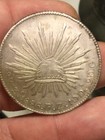 1896 Zs fz Mexico Silver 8 Reales