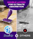 4-layer Super Absorbent Pad Refills For Swiffer Wet Jet Mop  Heavy Duty   No-   