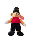 Vintage Large Fao Schwarz Soldier Bear Plush Stuffed Animal New