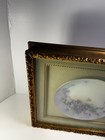 Vintage Frame And Vintage Bavarian Hand Painted Porcelain Plate See Photos
