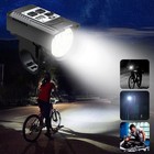 Bicycle Front Headlight Super Bright Led Bike Light Usb Rechargeable New Black