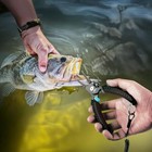 Flissa 7-1 2  Fishing Pliers Safety Lock Design Fish Pliers Saltwater Tpr Handle