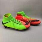 Nike Hypervenom Phantom 3 Cleats Soccer Size 13 Volt Orange Electric Green
