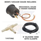 Glowshift 52mm Black 7 Color Boost   Oil Pressure   Air Fuel Ratio - 3 Gauge Set