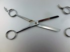 Vintage Barber Thinning Shears Scissors Made In Italy Lot Of 2