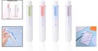 Cute Mechanical Click Erasers - Set Of 4 Soft Rubber Pens For Easy Correction