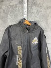 Hamilton Tiger Cats Men   s Faux Leather Jacket Men   s Size 3xl  Cfl 