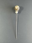 Antique Pin Antique Hat On Victorian  Faux Pearl Hatpin