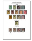 Color Printed French Offices Abroad 1885-1944 Stamp Album Pages  66 Ill  Pages 