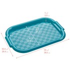 Ecr4kids Colorful Plastic Art Trays For Kids Plastic Trays Contemporary 6-piece