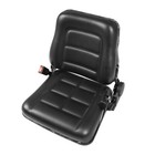 Black Tractor Seat Universal Forklift Seat Foldable Micro Switch And Slide New