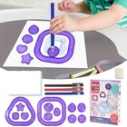 Spirograph Deluxe Tin Set Draw Spiral Designs Interlocking Toys Gears Wheels