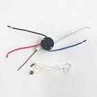 1x Zing Ear Ze-208s 3 Speed 4wire Ceiling Fan Pull Chain Switch 6a 125vac-bronze