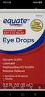 Equate Redness   Dry Eye Relief Eye Drops 0 5 Fl Oz 15 Ml Compare To Clear Eyes
