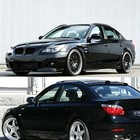 Glossy Black Chrome Delete Window Trims For Bmw 5 Series E60 2004-2010