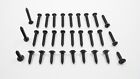 Set Of 30 Black Interior Screws  For Ford Car truck F-150 Mustang Bronco Etc