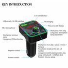 Bluetooth 5 0 Car Wireless Fm Transmitter Adapter 2usb Pd Charger Aux Hands-free
