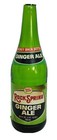 Rock Spring Ginger Ale Glass Green Bottle Soda Pop Vintage 50 s Collector 