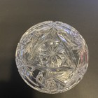 Vintage Cut Glass Powder Trinket Vanity Jar - See Photos 