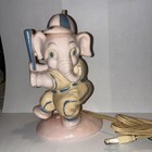 Vintage Baseball Philadelphia Athletics Elephant Lighted Coin Bank Read 7 x4 