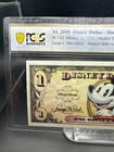 2008  1 Disney Dollar 80th Anniversary Graded 66 Ppq By Pcgs Disneyland