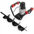 Xtremepowerus 1500w Electric Post Hole Digger Auger Digging With 6  Auger Bit