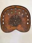 Vintage Metal Tractor Seat Pan 
