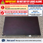 Genuine Apple Macbook Pro 15  Late 2013 Mid 2014 A1398 Lcd Display Assembly
