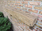 Hand Hewn  Barn Wood Fireplace Mantel Beam  Rustic Reclaimed  6x6x48  Unfinished