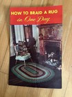 K  Vintage    rug-a-day    Ring Braiding Kit By Nu-flex W  6 Folders   Instructions