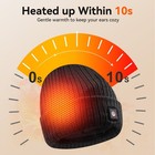 Sun Will Heated Hat For Men Womenlong-lasting Anti-freeze Batteryelectric