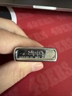 Vintage Zippo Lighter        basic    Logo     Brushed Chrome     October 1994
