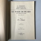 Le Nozze Di Figaro Libretto 1959 Metropolitan Opera Mozart   G  Schirmer