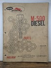 Melroe Bobcat M-500 Diesel Skid Loader Parts List Manual  2nd Ed  Issued 1967