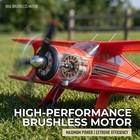 Wltoys Beechcraft D-17 A300 Brushless Rc Plane With Lights And 2 Batteries  red 