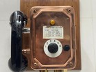 Authentic Vintage Aluminum Ship Salvage Telephone     Wall Mount   Tokyo Japan