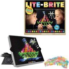 214 Pegs Magic Screen Retro Style Lite Brite Kids Toy Fun Light Bright Game Set