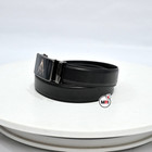 Masonic Master Mason Black Leather Belt And Buckle Fits Up To 48 