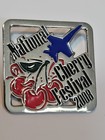 National Cherry Festival Souvenir Lapel Pin 2008 Traverse City Mi Gold Color