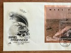 1997 Space Mars Pathfinder High Value Souvenir Sheet  3 Rover Sojourner Fdc