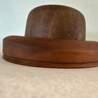 Antique Wooden Hat Form Mold Block  Millinery 929  6-7 8  2-1 4