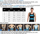 Mens 3 Pack Body Shaper Slimming Tummy Vest Compression Shirt Tank Top Shapewear