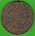 British North Borneo 1 Cent 1886 Coin In Very Nice Malaysia Nswleipzig