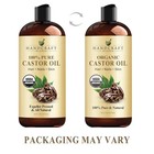Organic Castor Oil 100  Pure And Hexane-free Cold-pressed Beauty 16 Floz