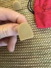   875 L X  75 W  Authentic Louboutin Beige Heal Replacements  x2   W  Dust Bag