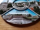 Vintage Jerusalem 3d Ceramic Souvenir Plate Holy Land Israel Collectible 
